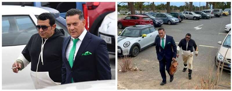  José C., alias El Negro, acompañado de su abogado, a su llegada a la Comisaría de la Policía Nacional de Telde/C7.